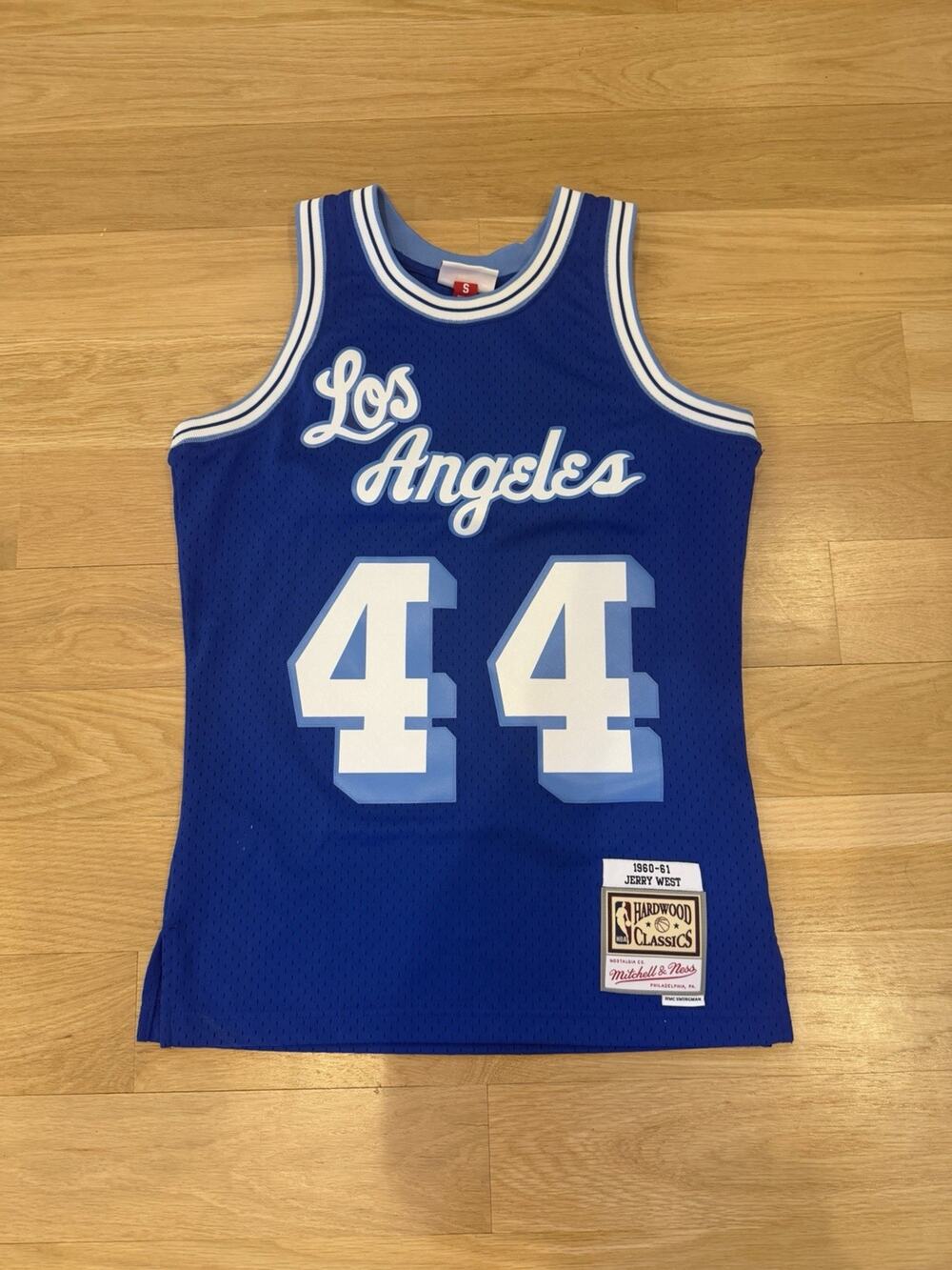 JERRY WEST #44 Mitchell & Ness 1960-61 Los Angeles Lakers Rookie Jersey Small